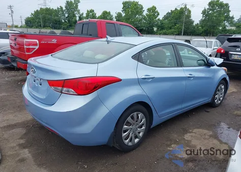 2012 Hyundai Elantra Gls (Ulsan Plant) from USA, damaged, VIN KMHDH4AE3CU454201